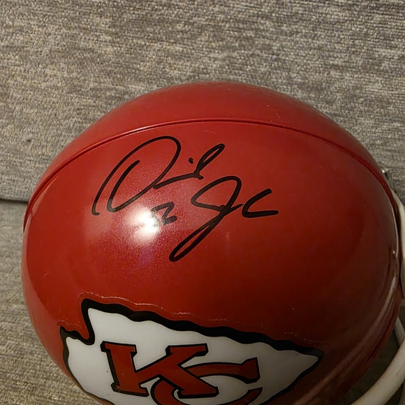 Kansas City Chiefs Signed Mini Helmet- "Derrick Johnson" - Picture 5 of 8